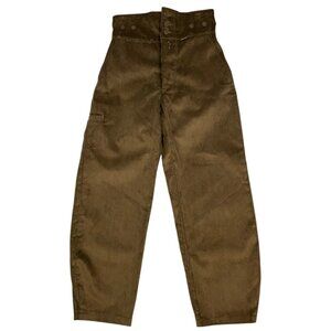 Laboureur Unisex Corduroy French Farm Pant EU/36 US/26 Hazelnut High Rise Barrel